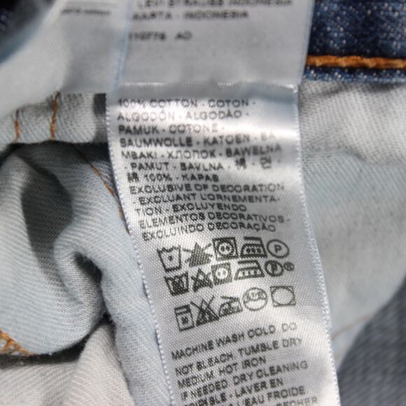 Levi’s 559 Jeans Mens 31x32 Blue Relaxed Straight 100% Cotton - Picture 12 of 12